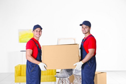 Local man with van service helping a resident move in Kennington