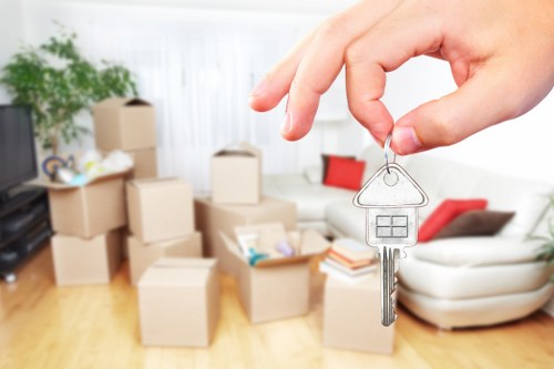 Removal team planning a home move in Kennington