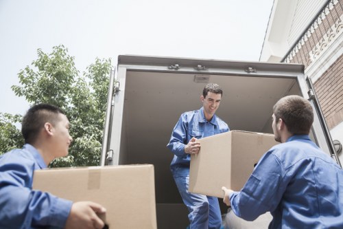 Flat move example in Kennington with stairs and compact access