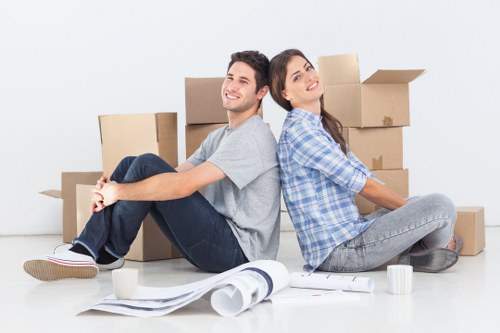 Removal team preparing for a same day move in Kennington