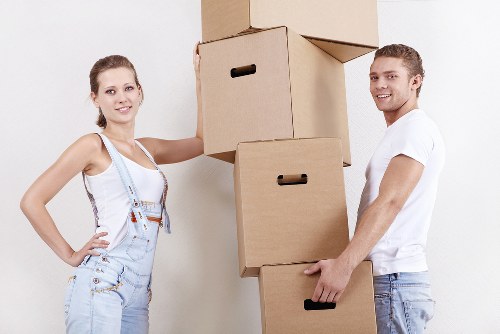 Careful loading of unwanted furniture from a Kennington property